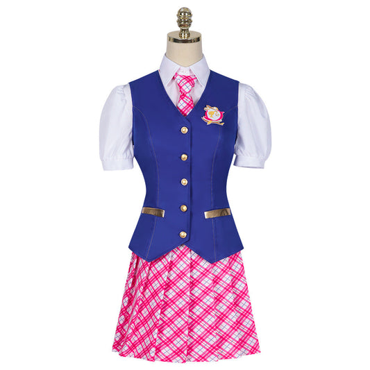 2023 Movie Doll Prinzessin Charm Schule Delancy Devin Uniform Outfits Cosplay Kostüm