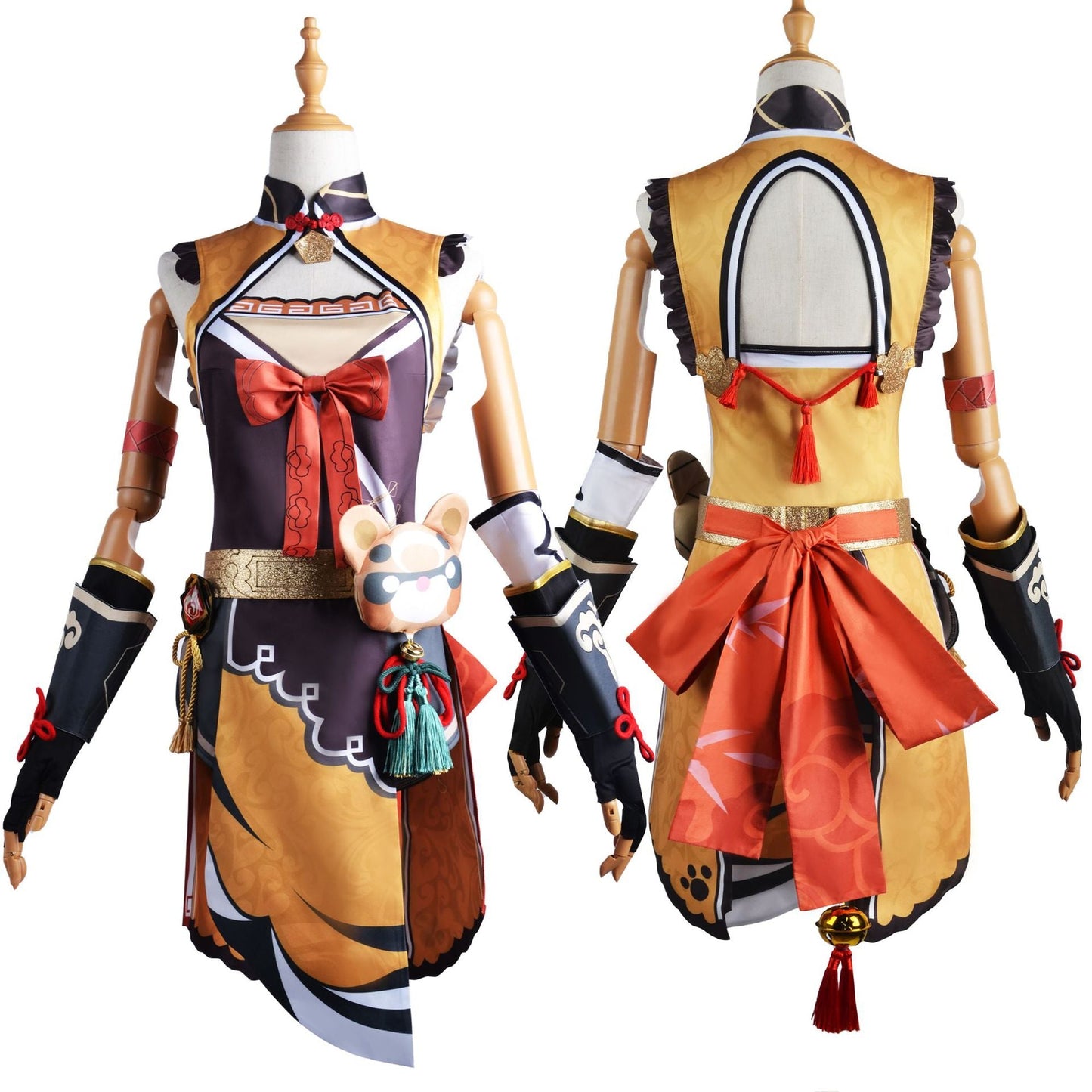 Jeu Genshin Impact Xiangling Tenues Halloween Carnaval Costume Cosplay Costume