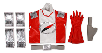 Gogo Sentai Boukenger Superhelden Jumpsuit Bouken Red Satoru Akashi Cosplay Kostüm