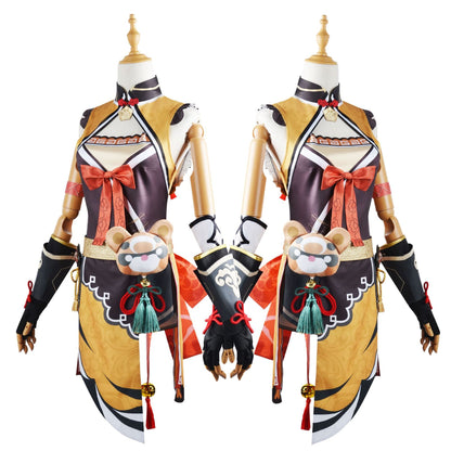 Jeu Genshin Impact Xiangling Tenues Halloween Carnaval Costume Cosplay Costume