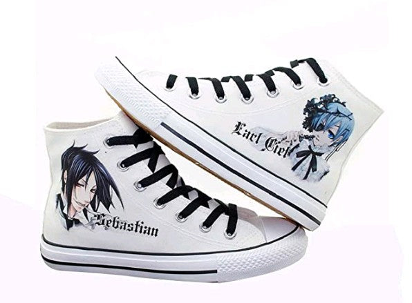 Black Butler Ciel Sebastian Segeltuchschuhe Cosplay Schuhe