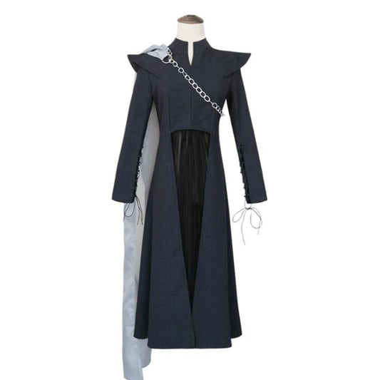 Game of Thrones Daenerys Targaryen Halloween Kostüm Umhang Schwarzes Outfit