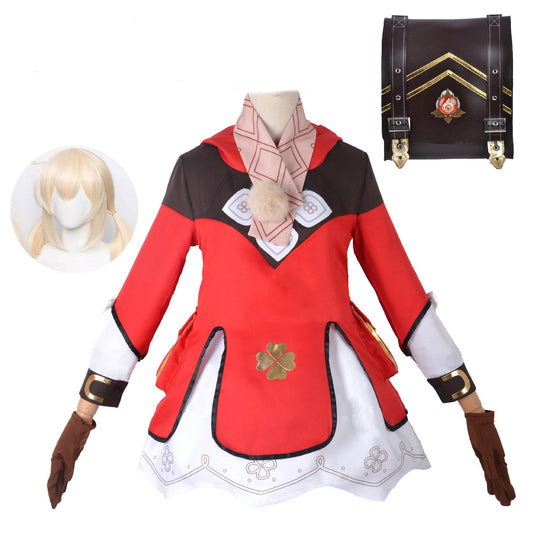 Genshin Impact Klee Cosplay Kostüm Halloween Outfit Vollständiges Set