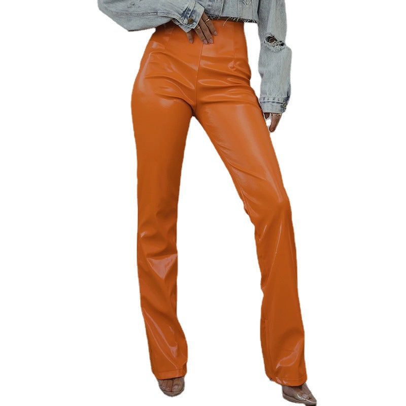 Foxxy Cleopatra Orange Kostüm Halloween Cosplay Lederhose für Frauen