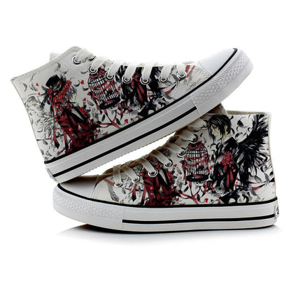 Black Butler Sebastian Michaelis Segeltuchschuhe Cosplay Schuhe