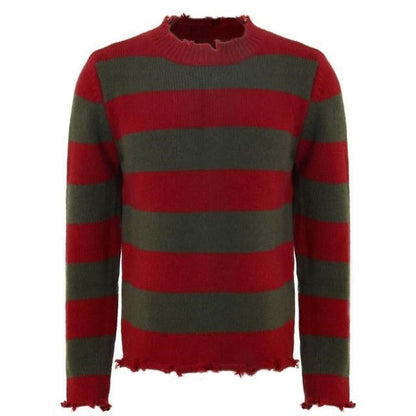 Freddy Krueger Kostüm verkürzter Pullover für Männer Halloween Cosplay