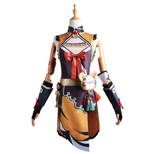 Jeu Genshin Impact Xiangling Tenues Halloween Carnaval Costume Cosplay Costume