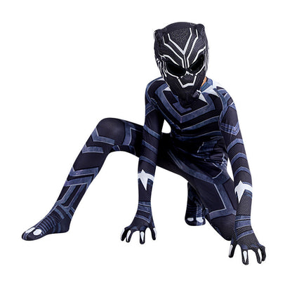 Black Panther Cosplay Kostüm Kinder Erwachsene Halloween Anzug