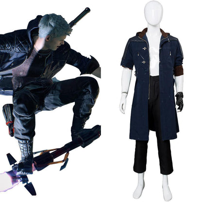 Dmc Devil May Cry 5 V Nero Outfit Cosplay Kostüm Beschädigte Version