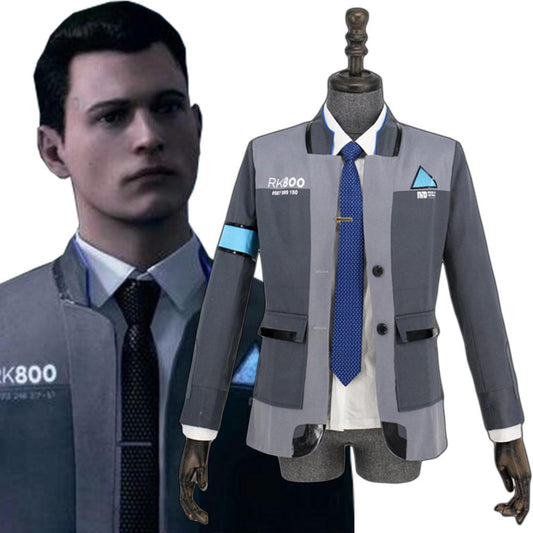 Detroit Become Human Connor RK800 Agent Anzug Uniform enges Uniform Cosplay Kostüm Halloween