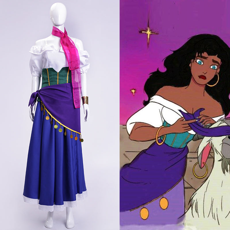 esmeralda Erwachsene Halloween Cosplay Kostüm