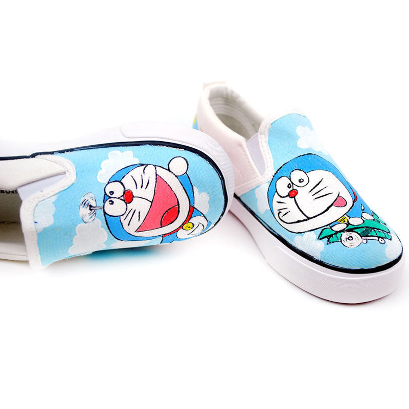 Doraemon Cosplay Schuhe Canvas Schuhe Crazecosplay