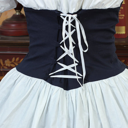 Costume cosplay Chobits Chii Eruda Blue Maid Dress