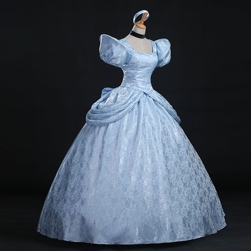 Cinderella Prinzessin Abschlussballkleid Halloween Kostüm für Frauen