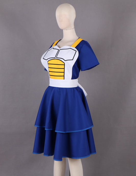 Dragon Ball Vegeta Genderbend Kleid Cosplay Kostüm