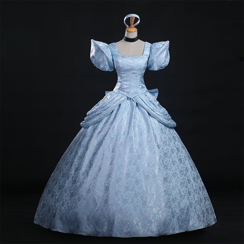 Cinderella Prinzessin Abschlussballkleid Halloween Kostüm für Frauen