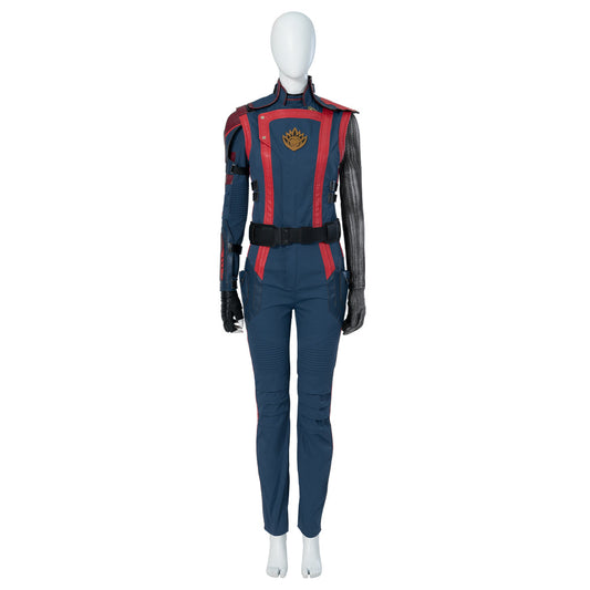 Guardians of the Galaxy 3 Nebula Blau Uniform Cosplay Kostüm