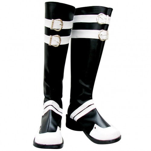 D Gray Man Klassische Cosplay Weiß und Schwarze Stiefel