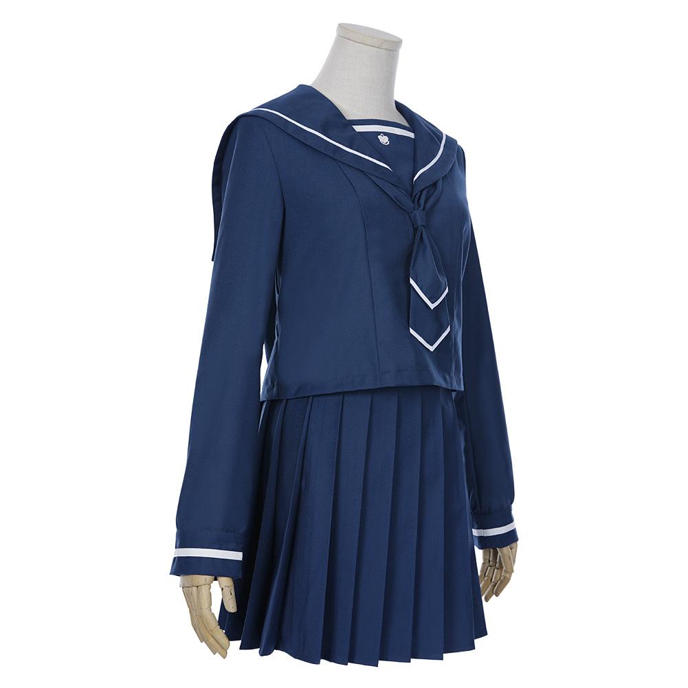 Houkago Teibou Nisshi Tagebuch unserer Tage am Wasser Hina Tsurugi Jk Uniform Matrosenanzug Cosplay Kostüm