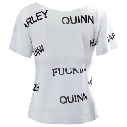 Harley Quinn weißes T-Shirt birds of prey Frauen Mädchen Cosplay Kostüm