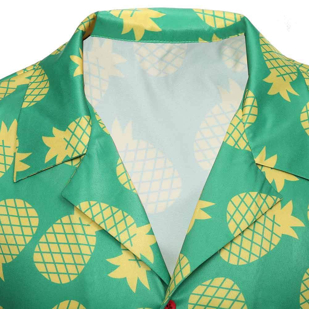 T-shirt à manches courtes hawaïenne pour adulte, costume de cosplay Animal Crossing, costume d'Halloween et de carnaval