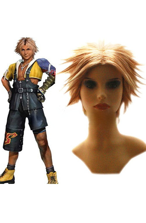 Final Fantasy Tidus Gelbe Cosplay Perücke