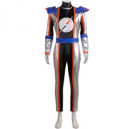 Gogo Sentai Boukenger Superhelden Jumpsuit Bouken Silber Cosplay Kostüm