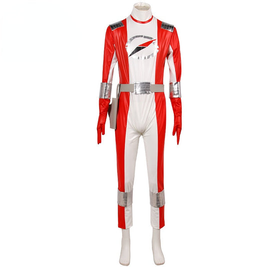 Gogo Sentai Boukenger Superhelden Jumpsuit Bouken Red Satoru Akashi Cosplay Kostüm