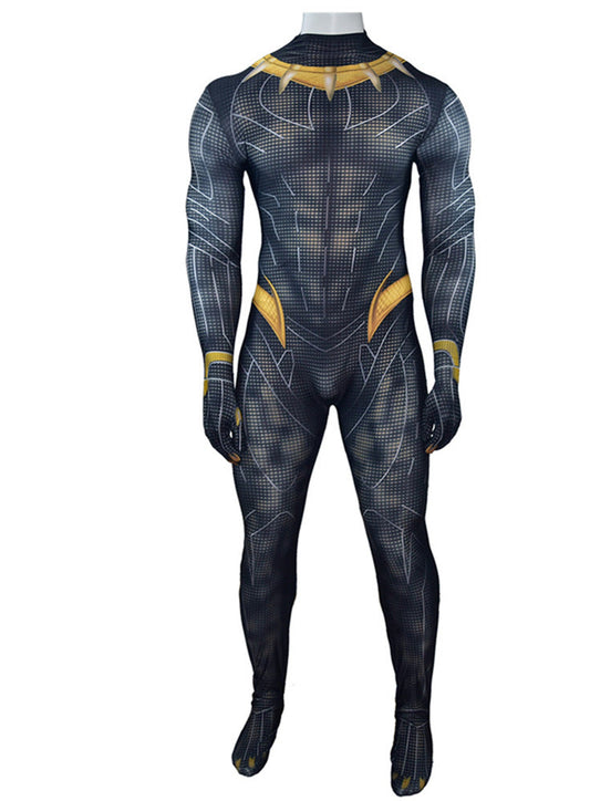 Erik Killmonger Gold Black Panther Cosplay Anzug Black Panther 2 Kostüm für Erwachsene