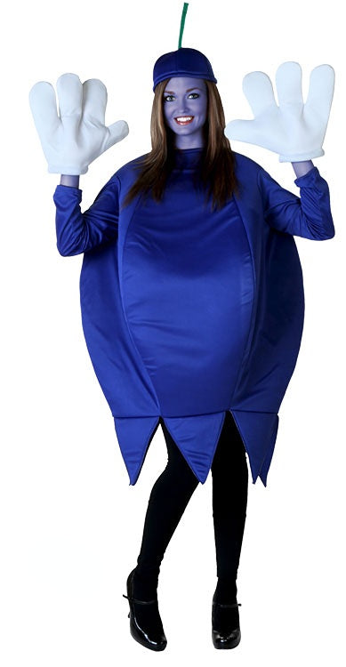 Blaubeere von Willy Wonka Kostüm Halloween Cosplay Outfits für Mädchen Frauen