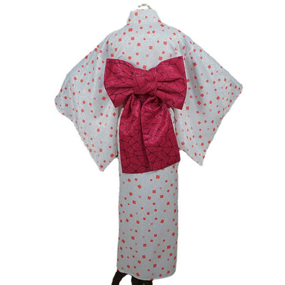 Kimetsu No Yaiba Daki Cosplay Kostüm Kimono Wafuku