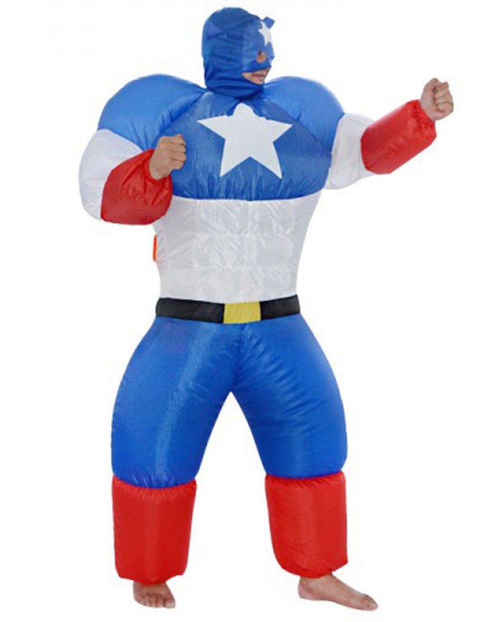 Aufblasbares Captain America Kostüm Anzug