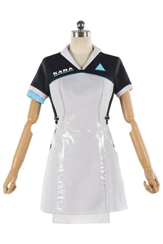 Detroit Become Human Kara Cosplay Kostüm Code Ax400 Agent Outfit Mädchenkleid für Halloween