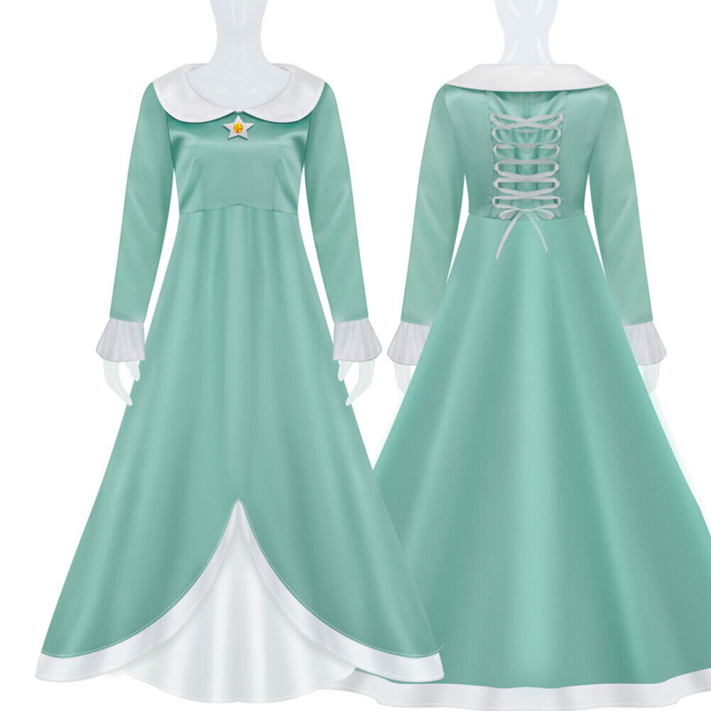 Die Super Mario Bros Prinzessin Rosalina Kleid Cosplay Kostüme für Kinder
